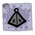 Weight - trinket icon from Mewgenics