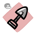 Shovel - weapon icon from Mewgenics
