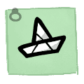 Paper Hat - head icon from Mewgenics