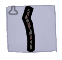 Rusted Rod - weapon icon from Mewgenics