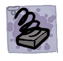 Spring Board - weapon icon from Mewgenics