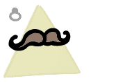 Mustache - face icon from Mewgenics