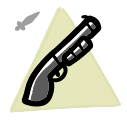 Shotgun - weapon icon from Mewgenics