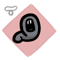Angry Worm - head icon from Mewgenics