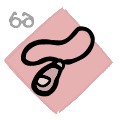 Lucky Toe - neck icon from Mewgenics