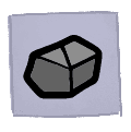 Cursed Rock - trinket icon from Mewgenics