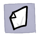 Crisp Paper - weapon icon from Mewgenics