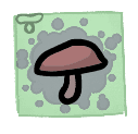 Red Mushroom - weapon icon from Mewgenics