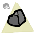 Heavy Rock - trinket icon from Mewgenics