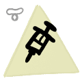 Empty Syringe - trinket icon from Mewgenics