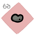 Bean Parasite - head icon from Mewgenics