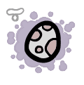 Weird Egg - trinket icon from Mewgenics