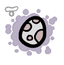 Weird Egg - trinket icon from Mewgenics