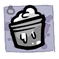 Big Bucket of Lard - trinket icon from Mewgenics