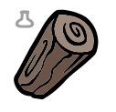 Log - weapon icon from Mewgenics
