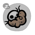 Cursed Hairball - trinket icon from Mewgenics
