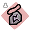 Rune of Perthro - neck icon from Mewgenics