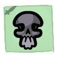 Vibrating Skull - trinket icon from Mewgenics