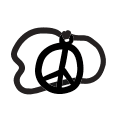 Peace Symbol - neck icon from Mewgenics