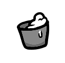 Bucket of Lard - weapon icon from Mewgenics