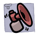 Amplified Air Horn - weapon icon from Mewgenics