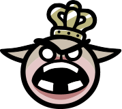 Queen Hippo - portrait from Mewgenics